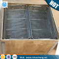 High quality 18/8 stainless steel wire storage basket with lid